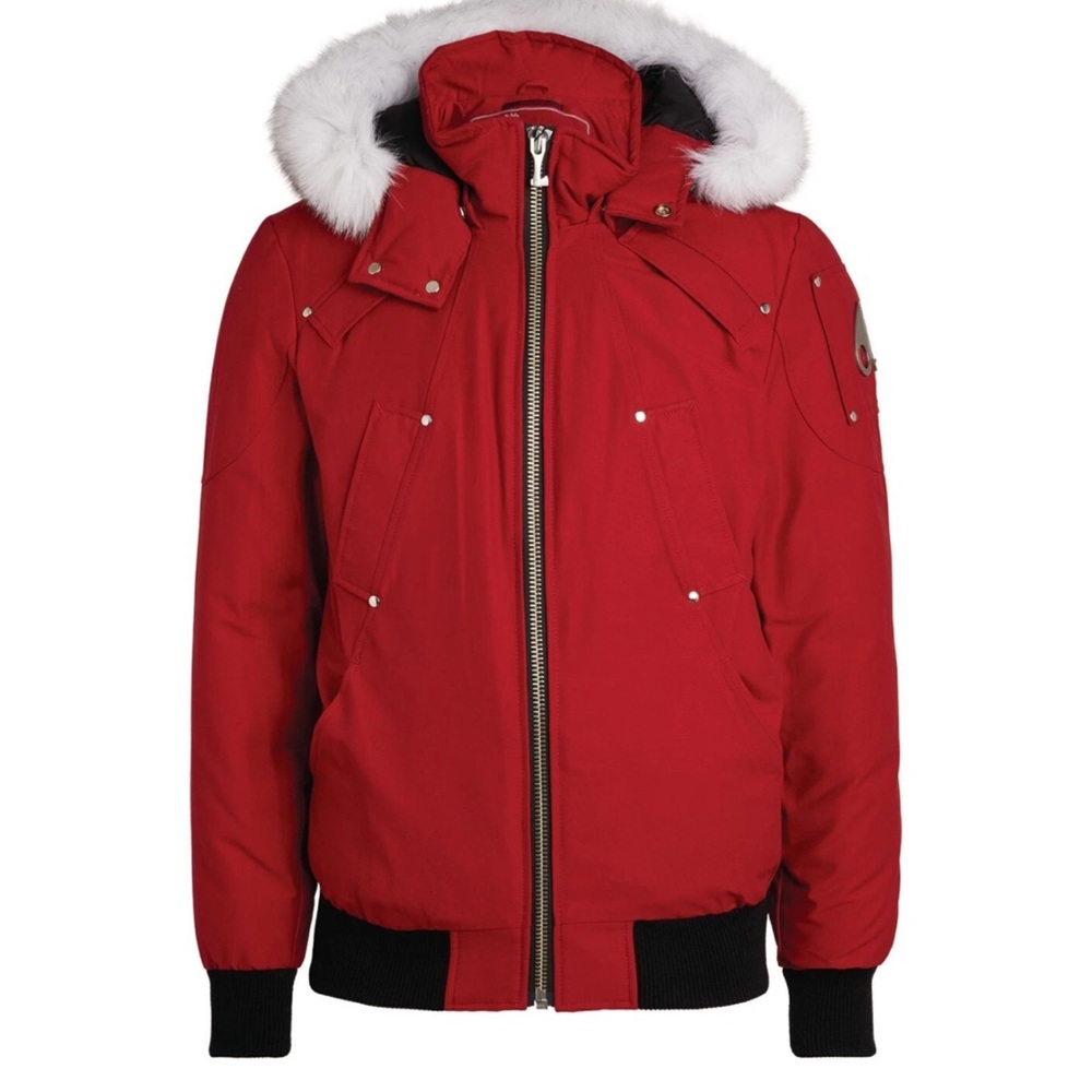 Moose Knuckles Ballistic Bomber Men’s Size XL/TG Dark Red MK2000MB New With Tags